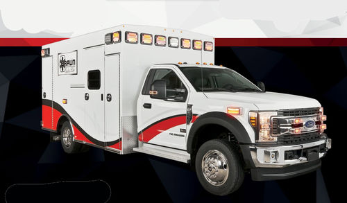 Ambulancia para el traslado de pacientes - CHIEF XL - Braun Industries, Inc. - con cuerpo modular independiente / tipo III / tipo I