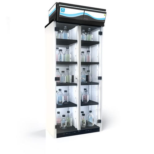 Armario con filtración - 834 - Erlab - para productos químicos / de laboratorio / con estante