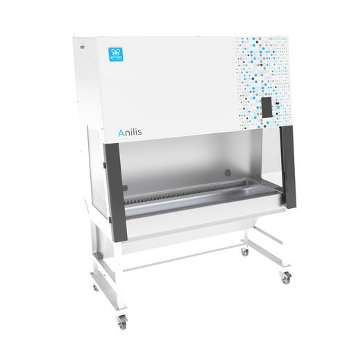 Cabina de seguridad microbiológica de laboratorio - Anilis 1500 - Erlab - de cambio de jaulas / móvil / con filtro HEPA