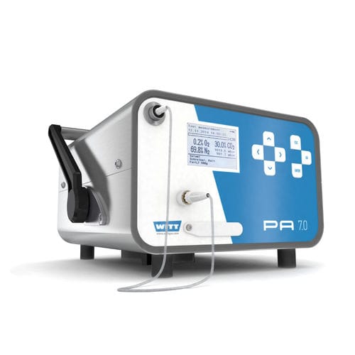 Tester de O2 - PA 7.0 - WITT - de CO2 / para la industria alimentaria / compacto