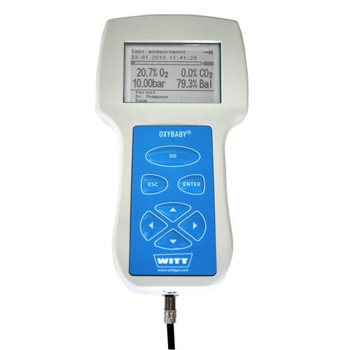 Analizador de control -  OXYBABY® Med - WITT - de presión / de caudal / de O2