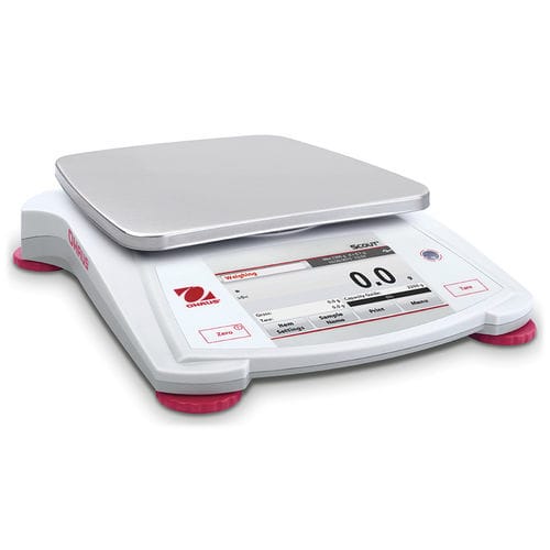 Balanza de laboratorio electrónica - Scout® STX - OHAUS Europe GmbH - de mesa / portátil / con pantalla táctil