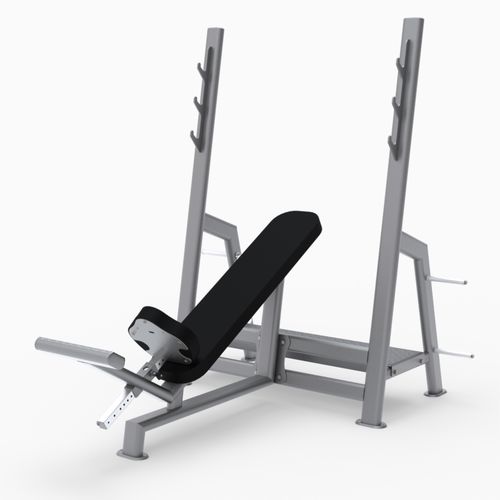 Banco de musculación inclinado - BC33 - LAROQ - con soporte para mancuernas