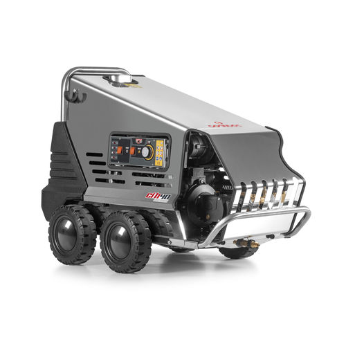 Limpiador de alta presión de agua caliente - CI H40 EM INOX - Comac - trifásica / móvil / de acero inoxidable
