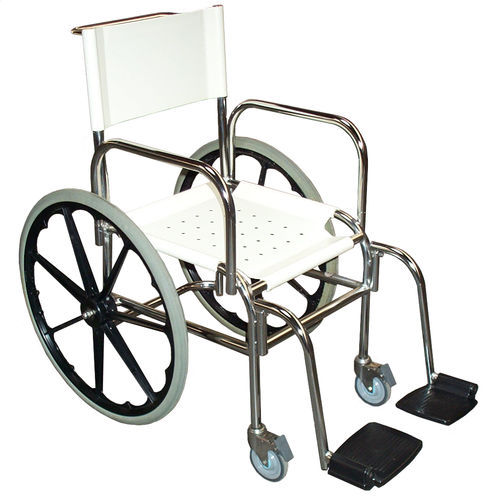 Silla de ruedas pasiva - 8140.01 - FRANCE REVAL - para piscina / plegable / de altura regulable