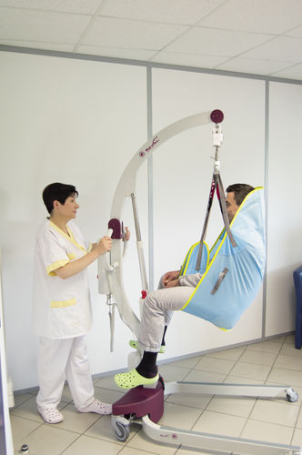 Elevador de pacientes con batería - VIVO - FRANCE REVAL - con ruedas / de emergencia / transportable