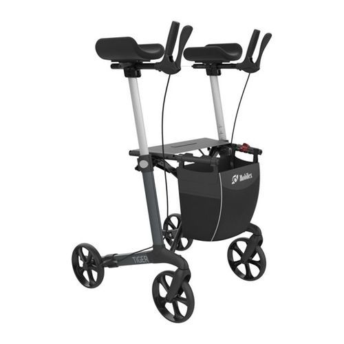 Andador con ruedas con 4 ruedas - Tiger - Mobilex A/S  - con asiento / con canasta / con reposabrazos