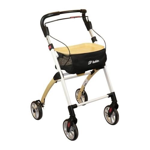 Andador con ruedas con 4 ruedas - 312415 - Mobilex A/S  - con asiento / con reposabrazos