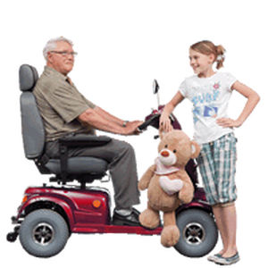 Scooter para movilidad reducida eléctrico - GC8 - Graf-Carello - con 4 ruedas