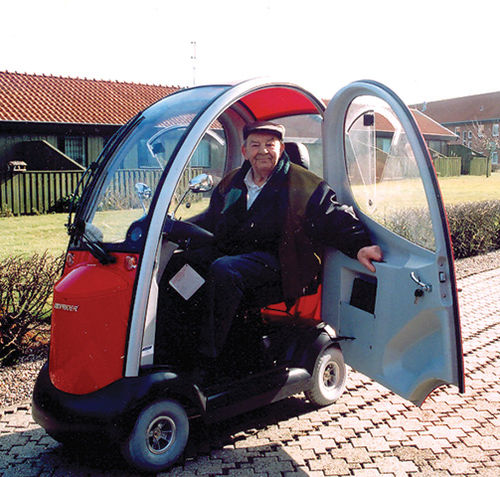 Scooter para movilidad reducida eléctrico - GC10 - Graf-Carello - con 4 ruedas / con cabina