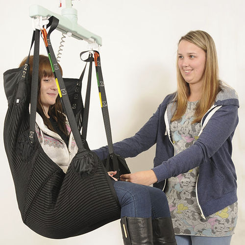 Arnés para elevador de pacientes - Glove™ Airflow - Care & Independence - de pierna / con reposacabezas