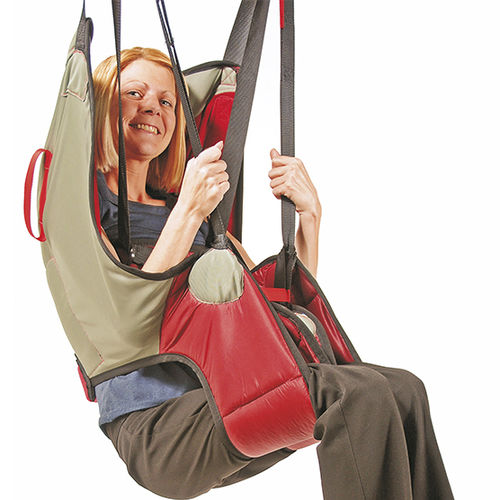 Arnés para elevador de pacientes - Glove™ Convenience Plus - Care & Independence - de pierna / con reposacabezas