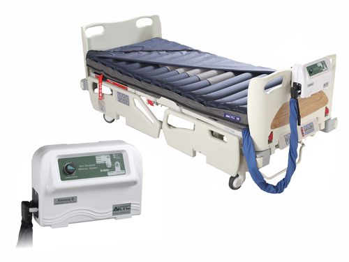 Colchón para cama médica - Elite-140 - Air Kinetic Technologies Corp. - de baja pérdida de aire / 85x200 cm / con bomba de aire