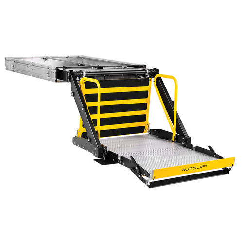 Plataforma elevadora para silla de ruedas - IP 1400A - Autolift - montada en autobús