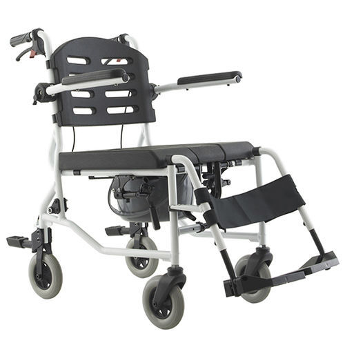 Silla de ducha con reposabrazos - SL-155 (606) - Comfort Orthopedic - con ruedas / con reposapiés / con apertura higiénica