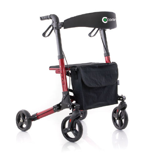 Andador con ruedas con 4 ruedas - R1 - Comfort Orthopedic - marco de aluminio / de altura regulable