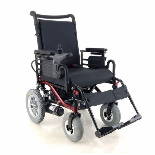 Silla de ruedas eléctrica - LY-EB206-RS2 CONQUEROR  - Comfort Orthopedic - de exterior / con reposapiernas / negra