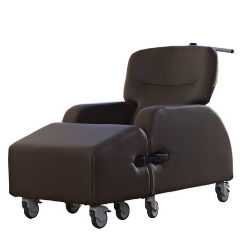 Sillón de descanso reclinable - Omega - Direct Healthcare Group - manual / con ruedas / con reposapiernas