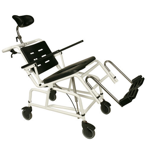Silla de ducha portátil - Combi - Direct Healthcare Group - de altura variable / con orinal / basculante