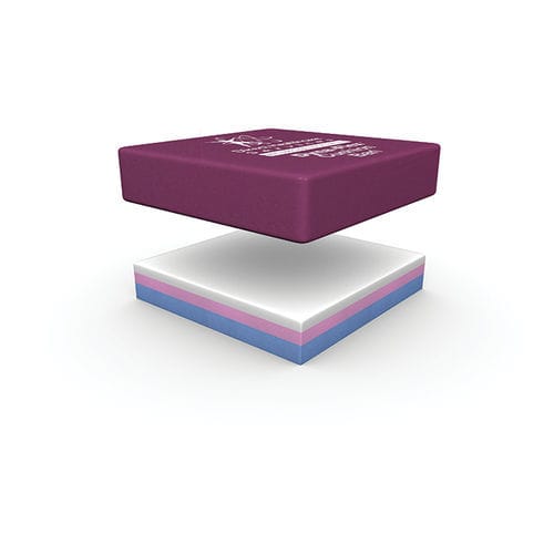 Cojín de asiento - Dyna-Flex® - Direct Healthcare Group - para silla de ruedas / de espuma viscoelástica / cuadrado