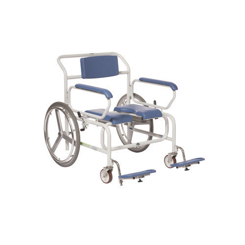Silla de ducha con reposabrazos - XXL Wheeler - Direct Healthcare Group - portátil / con respaldo / bariátrica