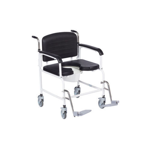 Silla de ducha con reposabrazos - X499 - Direct Healthcare Group - portátil / con respaldo / bariátrica