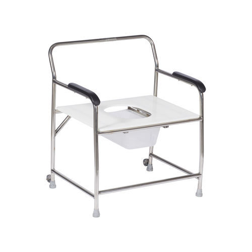 Silla de ducha con reposabrazos - Nightingales - Direct Healthcare Group - bariátrica / con orinal