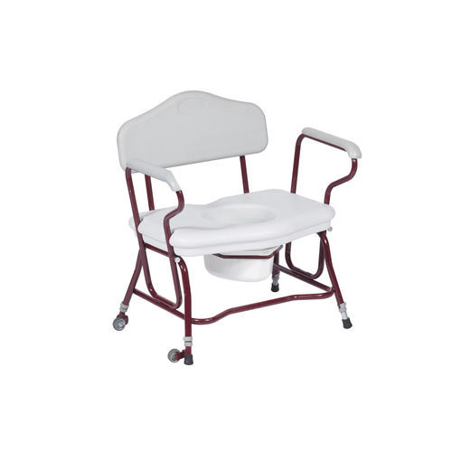 Silla de ducha con reposabrazos - Zenith - Direct Healthcare Group - con respaldo / bariátrica / con orinal
