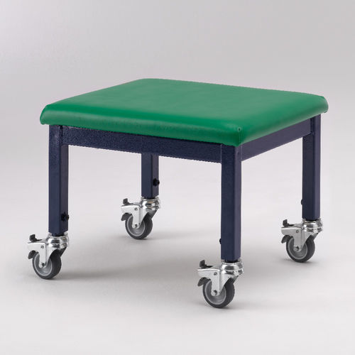 Taburete de altura variable - adjustable height wheely stool - G and S Smirthwaite Ltd.  - con ruedas / con forma de silla de montar / pediátrico