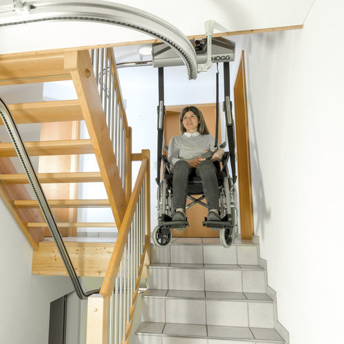 Salvaescaleras para silla de ruedas - RL60 - Högg Liftsysteme - para humanos / fijación al techo