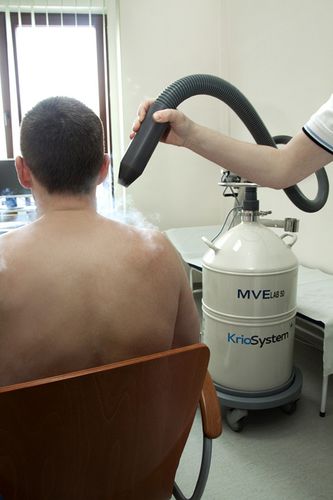 Unidad de crioterapia - KRIOSAN  - KrioSystem - en carro