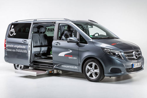 Vehículo para discapacitados monovolumen - Mercedes-Benz V-Class - PARAVAN - acceso lateral
