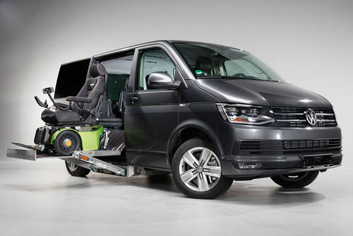 Vehículo para discapacitados monovolumen - VW T6 Premium - PARAVAN - acceso posterior / acceso lateral