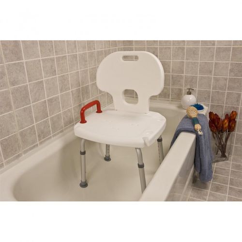 Asiento de ducha con respaldo - 1465 - Parsons ADL - de plástico