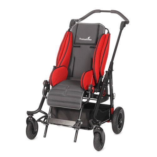 Carrito para niños con discapacidad - EASyS Advantage - Thomashilfen - plegable / con respaldo regulable / con asiento ajustable