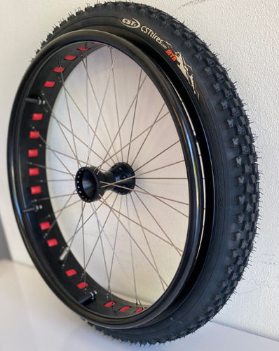 Rueda para silla de ruedas trasera - FAT24N+S607N+AV510	 - Tre Emme Manufatti
