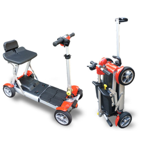 Scooter para movilidad reducida eléctrico - T4Q - Wu's Tech - con 4 ruedas / plegable