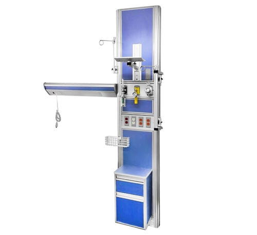 Unidad médica de cabecera de pared - Arigmed - vertical / para unidad de cuidados intensivos / con luz