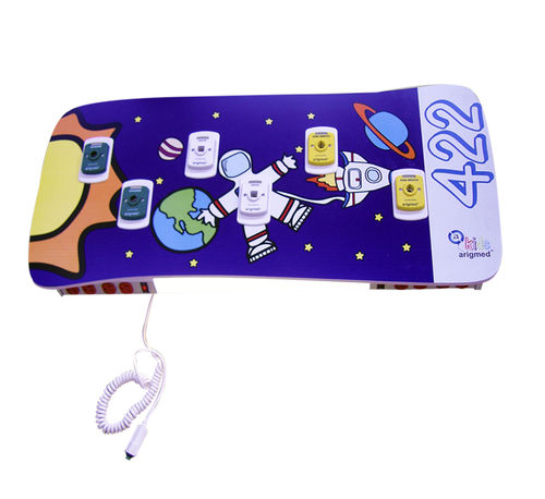 Unidad médica de cabecera horizontal - Arigmed - de pared / para unidad de cuidados intensivos / pediátrica