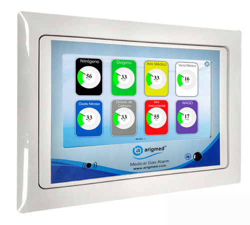 Sistema de alarma para gases médicos - 8G - Arigmed - con geolocalización