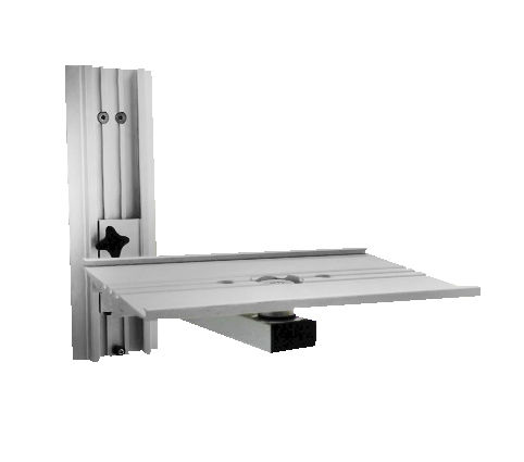 Brazo de soporte para monitor - Arigmed - médico / de pared / de acero inoxidable