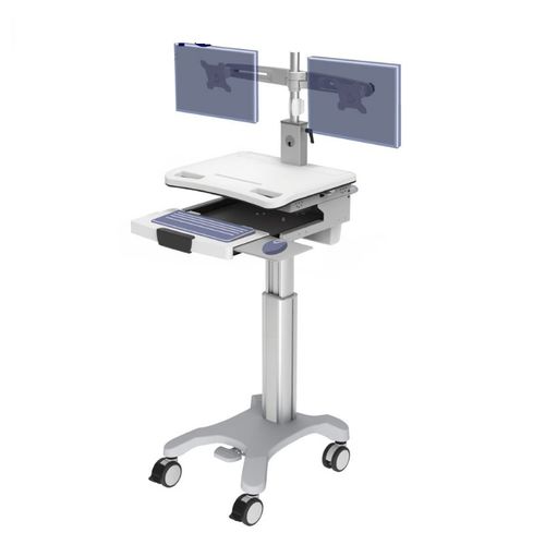 Carro informático para tablet PC - BA-003DF - Rollsys - para panel PC / de altura variable / modular