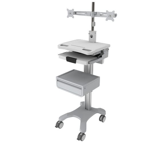 Carro informático para panel PC - BA-003DT - Rollsys - para tablet PC / con cajón