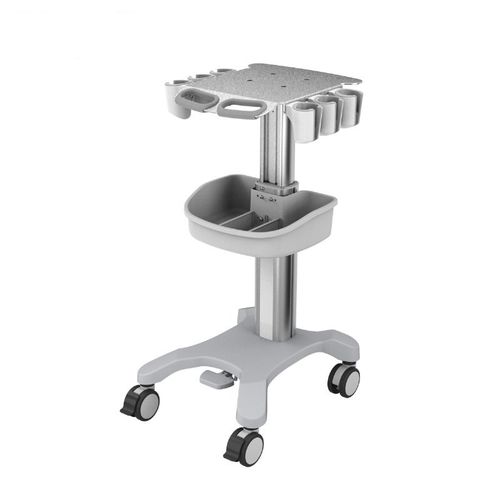 Carro para ecógrafo - UC-011A - Rollsys - médico / de aluminio / compacto