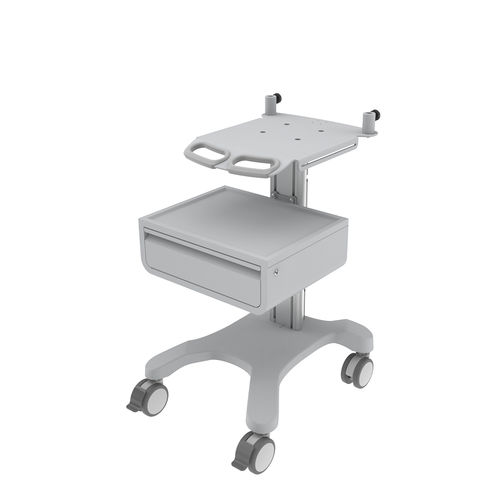 Carro para ECG - ECG-001T - Rollsys - médico / de aluminio / 1 cajón