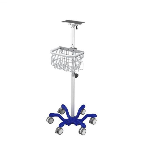 Carro médico - IMS-011D - Rollsys - para pantalla médica / para instrumental / con canasta