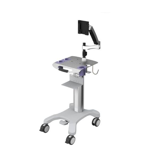 Carro para ecógrafo - UC-ML01 - Rollsys - médico / de aluminio anodizado / 1 estante