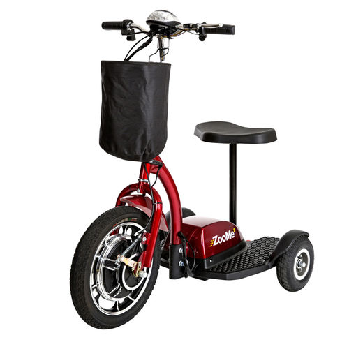 Scooter para movilidad reducida eléctrico - ZOOME3 - Drive DeVilbiss USA - 3 ruedas / con cesto / plegable