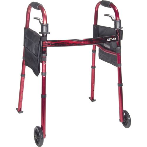 Andador con 2 ruedas - RTL10263KDR - Drive DeVilbiss USA - de altura variable / plegable