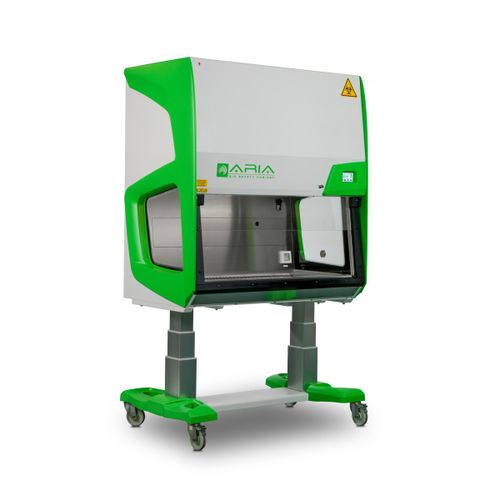 Cabina de seguridad microbiológica clase II - ARIA TECH48 - Tecniplast - de cambio de jaulas / móvil / EN 12469